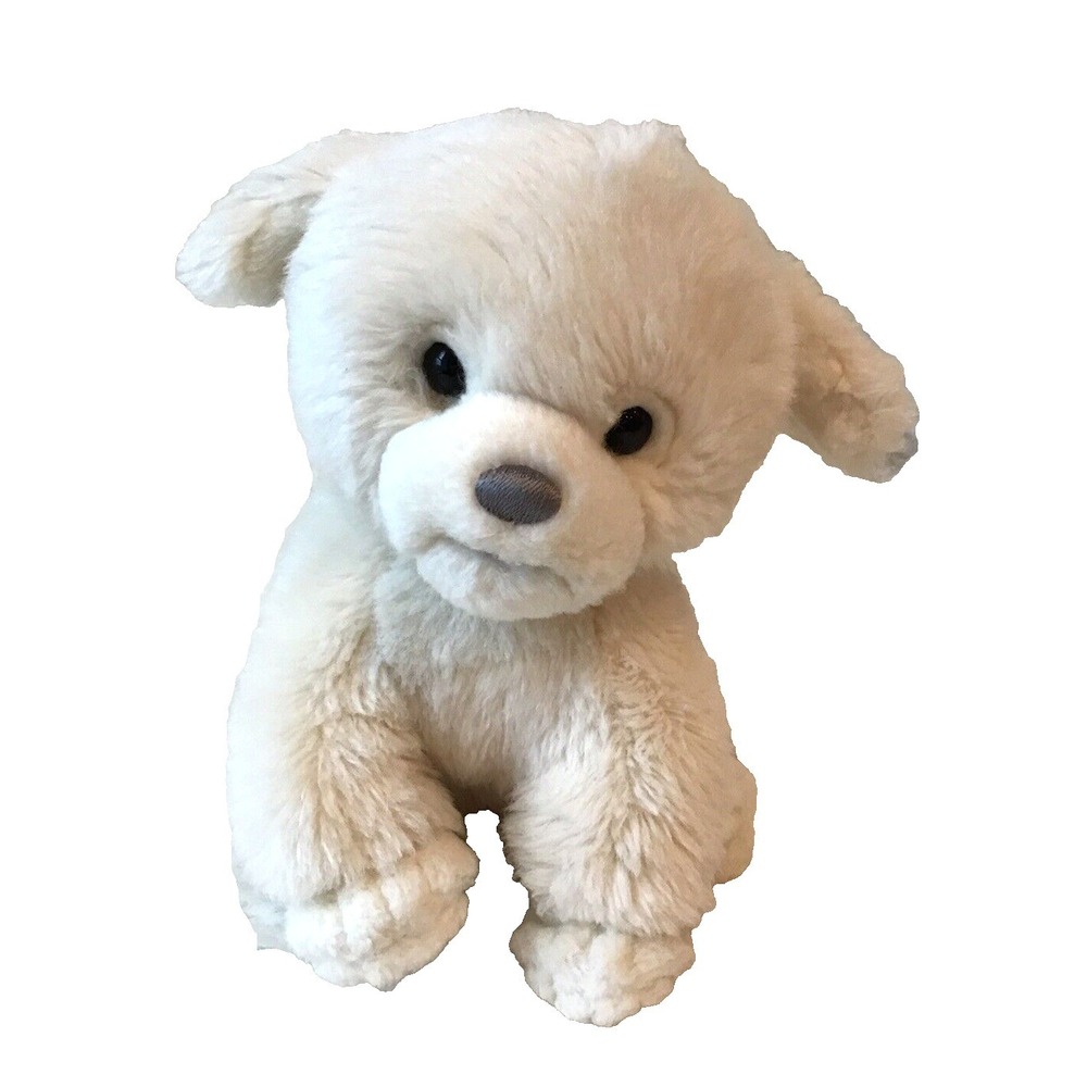 Gund Plush Dog Sadie Puppy‎ Creamy White Stuffed Animal 10 Inch Toy HTF Beige